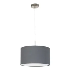 Candeeiro de Tecto Suspenso Eglo Pasteri Cinza Ø380mm 31573