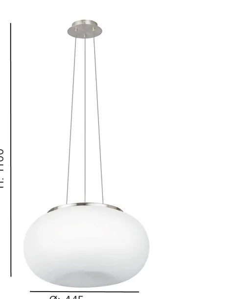 Candeeiro de Tecto Suspenso Eglo Optica 86815