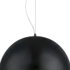 Candeeiro de Tecto Suspenso Eglo Gaetano 1 Preto e Cobre Ø53cm 94938