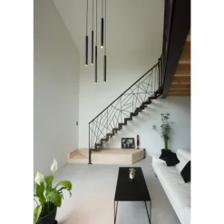 Candeeiro de Tecto Suspenso Led Helia 30 Preto SLV