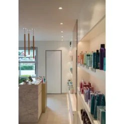 Candeeiro de Tecto Suspenso Led Helia 30 Dourado SLV