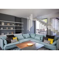 Candeeiro de Tecto Suspenso Led Helia 30 Branco SLV