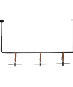 Candeeiro de tecto suspenso LED BLACKLEATHER PZA18138B - Zambelis