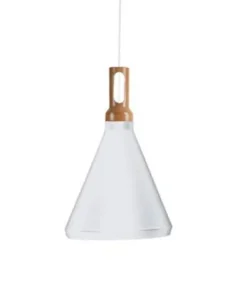 Candeeiro de Tecto Suspenso 1L ALUMÍNIO Branco PZA1513W zambelis