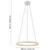Candeeiro de tecto suspenso moderno eglo Cadinaro 39896