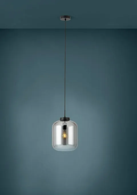 Candeeiro de Tecto Suspenso Moderno Eglo Bulciago 39674 Ø 350mm