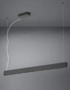 Candeeiro de Tecto Suspenso Moderno Eglo Termini 39485 Preto