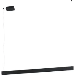 Candeeiro de Tecto Suspenso Moderno Eglo Termini 39485 Preto
