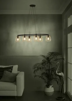 Candeeiro de Tecto Suspenso Moderno Eglo Jazmina Vintage 390092