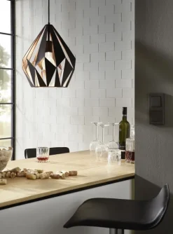 Candeeiro de Tecto Suspenso Moderno Carlton 1 Eglo 49254