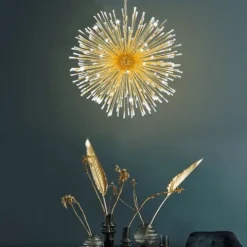 Candeeiro de Tecto Suspenso M'oderno Eglo Vivaldo Dourado Ø980mm 39256