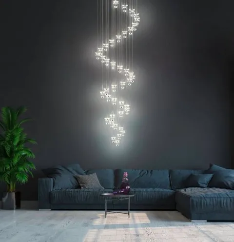 Candeeiro de Tecto Suspenso Moderno Eglo Pianopoli 1 - 39545 Ø 780mm