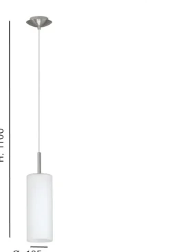 Candeeiro de Tecto Suspenso Troy 3 Eglo 85977