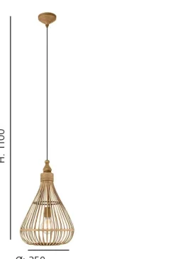 Candeeiro de Tecto Suspenso Vintage AMSFIELD EGLO 49772