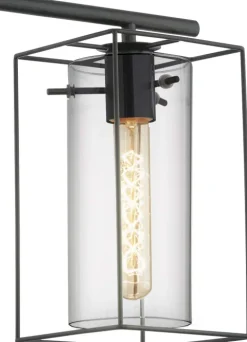 Candeeiro de tecto suspenso Vintage Eglo Loncino 3x 49496