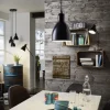 Candeeiro de Tecto Suspenso Vintage Eglo Priddy 49466