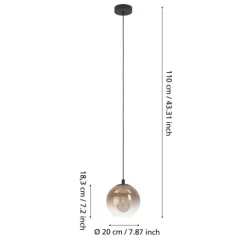 Candeeiro de teto ARISCANI 1 EGLO 901923