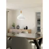 Candeeiro de teto branco e marrom SABINAR EGLO 901178