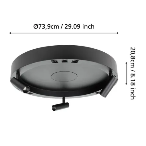 Candeeiro de teto BRUSCOLI EGLO 390052