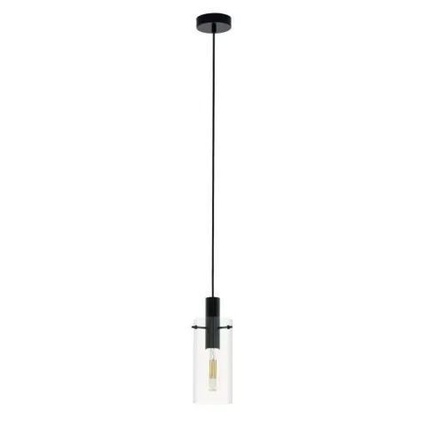 Candeeiro de teto cilindro de vidro transparente MONTEFINO EGLO 97366