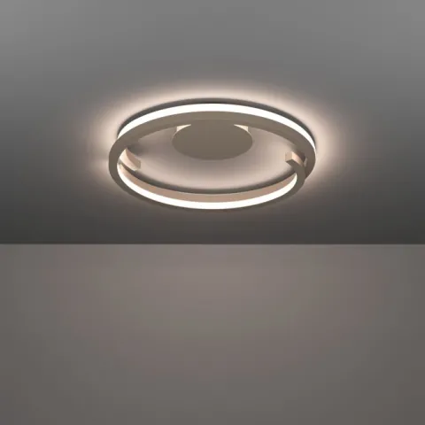 Candeeiro de teto com anel aberto e LED regulável MEZZOMONTE EGLO 901823