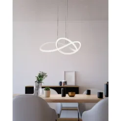 Candeeiro de teto com arcos de luz LED RIAZA EGLO 390528