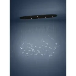 Candeeiro de teto com borboletas em vidro iridescente ADRADOS EGLO 390436