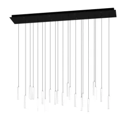 Candeeiro de teto com cristais transparentes SARDENARA EGLO 390211