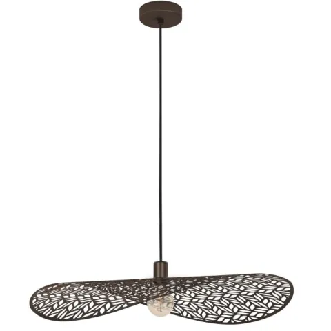 Candeeiro de teto com difusor metálico em bronze escovado SWABY EGLO 44167