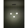 Candeeiro de teto com esferas de vidro opalino PAZ EGLO 390177