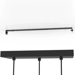 Candeeiro de teto com esferas de vidro opalino PAZ EGLO 390177