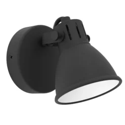 Candeeiro de Teto com 2 Focos LED Preto e Creme SERAS 2 EGLO 98397