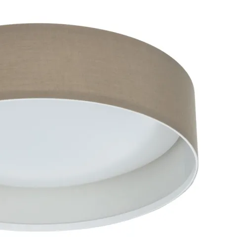 Candeeiro de teto com LED e abajur taupe PASTERI EGLO 31589