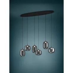 Candeeiro de teto com LED regulável e controlo remoto LARVA EGLO 390415