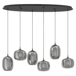 Candeeiro de teto com LED regulável e controlo remoto LARVA EGLO 390415