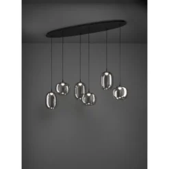 Candeeiro de teto com LED regulável e controlo remoto LARVA EGLO 390415