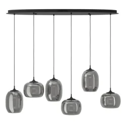 Candeeiro de teto com LED regulável e controlo remoto LARVA EGLO 390415