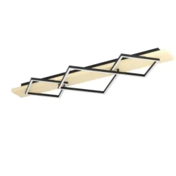 Candeeiro de teto com 3 LEDs em madeira e aço BOYAL EGLO 901931