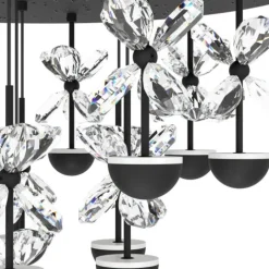 Candeeiro de teto com 10 LEDs e vidro decorativo PIANOPOLI 2 EGLO 390278