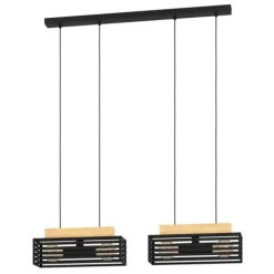 Candeeiro de teto com molduras em cubo pretas CIDRAZ EGLO 390164
