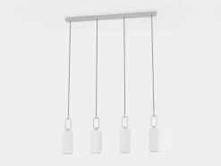 Candeeiro de teto com quatro abajures cilíndricos MAJANA EGLO 390129