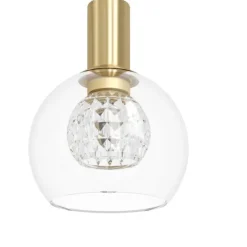 Candeeiro de teto com seis bolas de vidro transparente TERQUE EGLO 390279