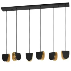 Candeeiro de teto com seis elementos luminosos SERENARA EGLO 390184