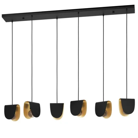 Candeeiro de teto com seis elementos luminosos SERENARA EGLO 390184