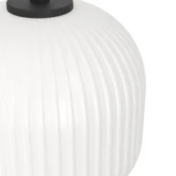 Candeeiro de teto com três abajures de vidro branco MANTUNALLE EGLO 99367