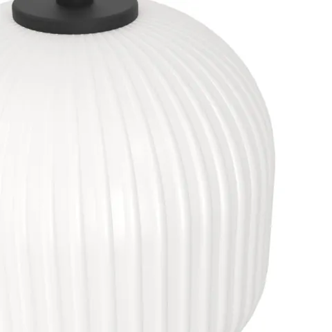 Candeeiro de teto com três abajures de vidro branco MANTUNALLE EGLO 99367