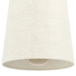 Candeeiro de teto com três soquetes E27 em têxtil preto e branco FEBRES EGLO 901263