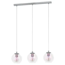 Candeeiro de teto com três vidros iridescentes ARISCANI 2 EGLO 901919