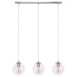 Candeeiro de teto com três vidros iridescentes ARISCANI 2 EGLO 901919