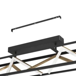Candeeiro de teto elegante com perfis finos em latão PENELA EGLO 390416